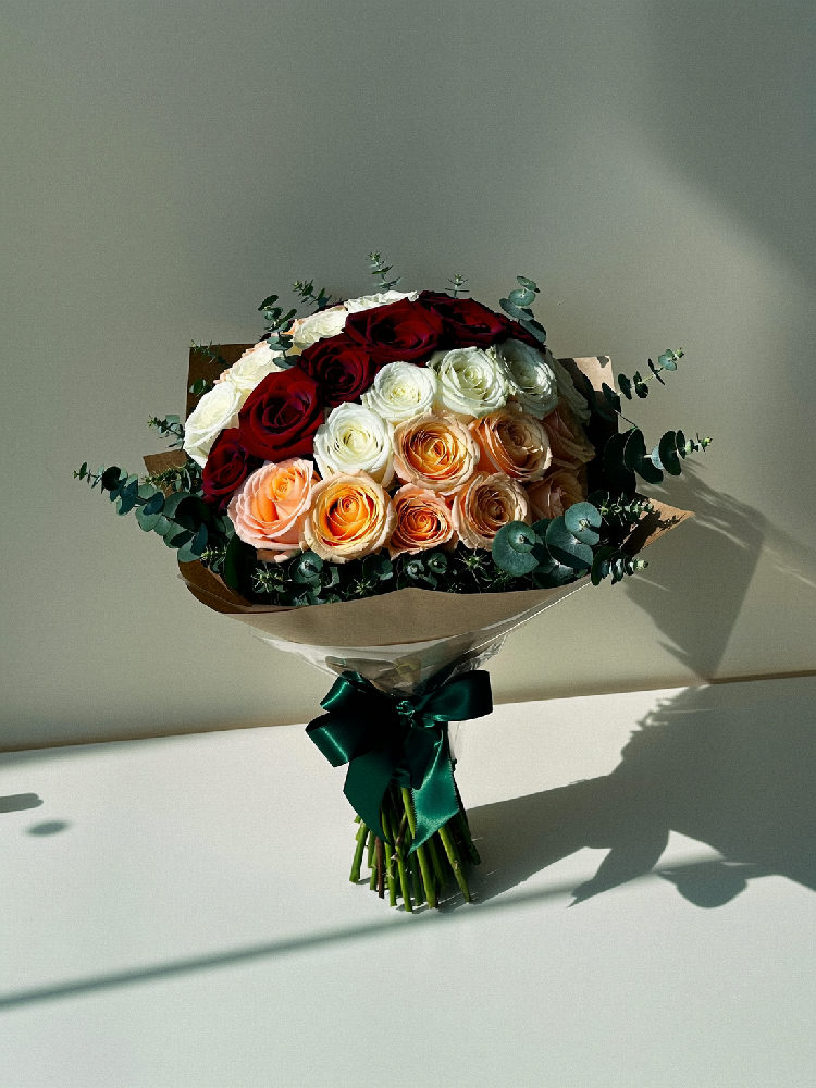 20 blandade rosor
